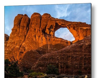 Utah Landscape,Skyline Arch Sunset, Arches National Park, Moab, Southwest Art Desert Landscape, Fine Art Print, Wall Art, Wall Decor