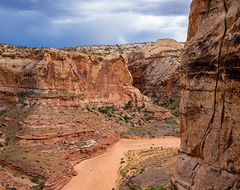 Southwest Wall Art,  Summer Storm, Utah Photography, Canyonlands National Park Poster, Wall Hanging, Poster, Art Print, Photo, Nature