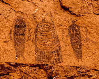 Intestine Man, Pictograph, Petroglyph, Rock Art, Native Art, Moab, Desert Southwest, Ancient Indian Drawings, Sandstone, Spiritual, Sacred
