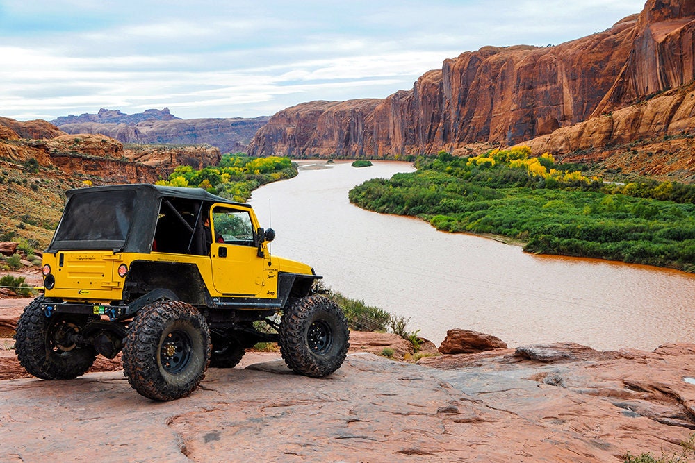 Jeep Art Utah Photography Moab Offroading Rugged Etsy