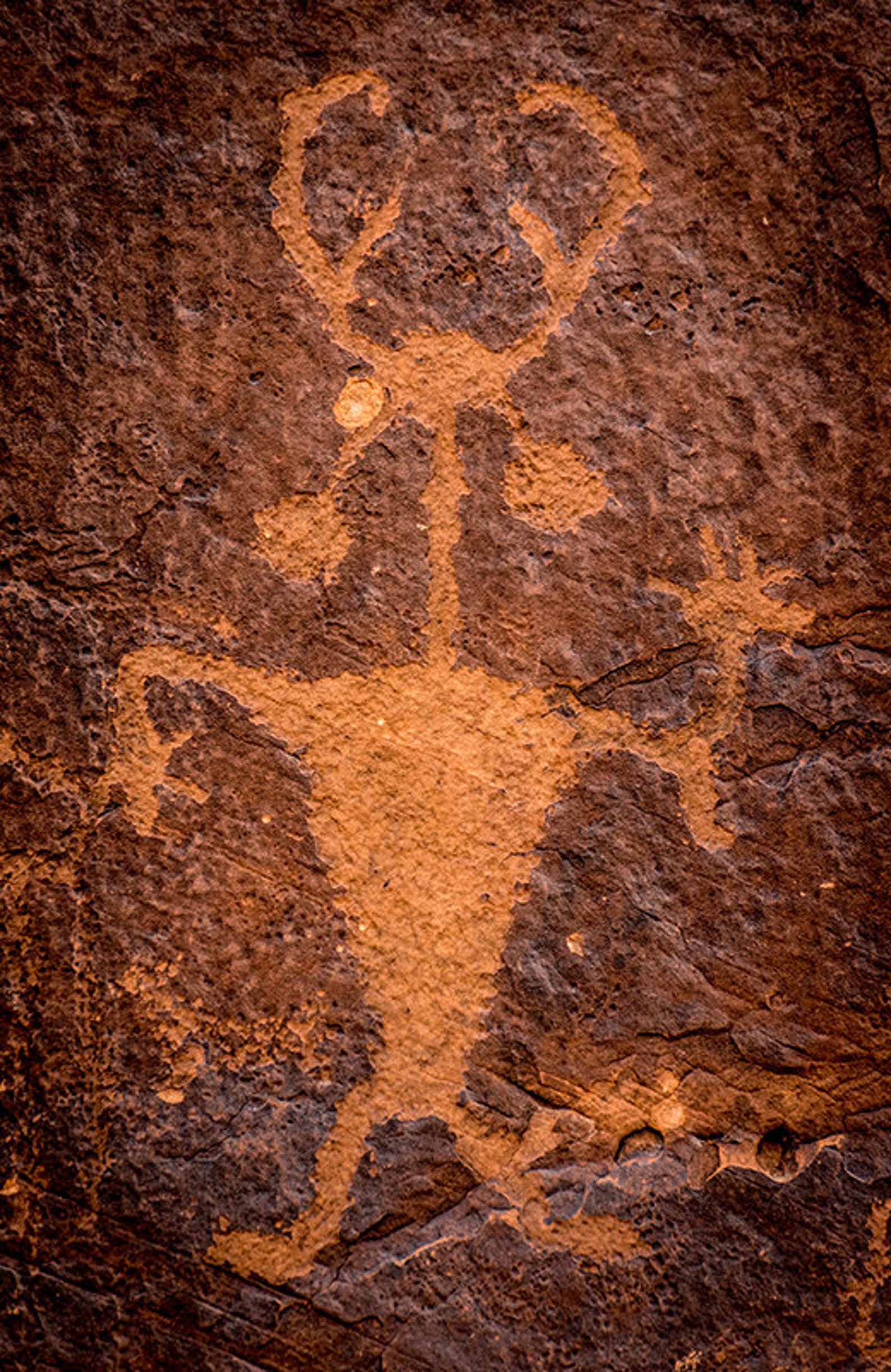 Native American Art Moab Man Petroglyph Rock Art Indian | Etsy