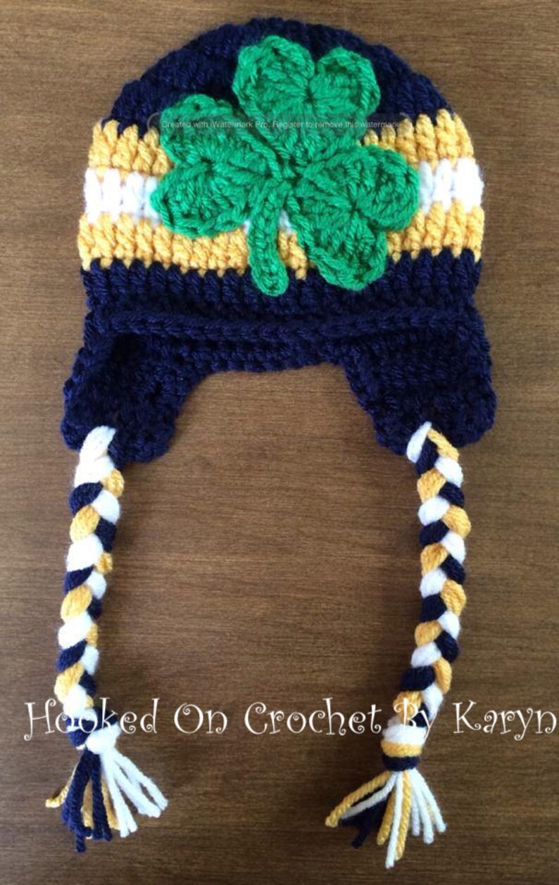 notre dame crochet hat