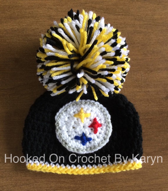 free steelers crochet hat pattern