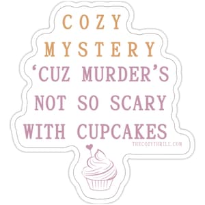 Not So Scary With Cupcakes Aufkleber