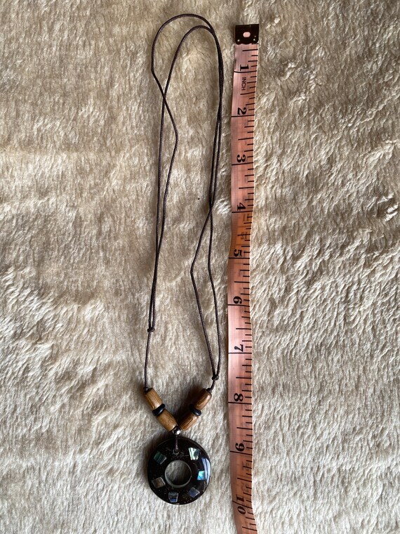 mermaid birthday Coconut Shell Pendant Necklace -… - image 2