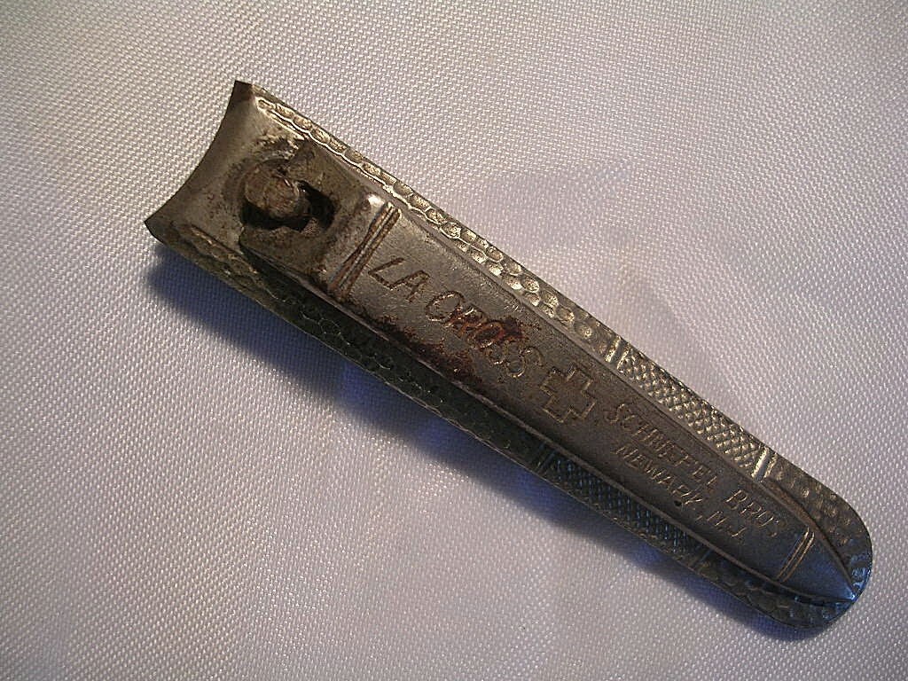 Antique La Cross Steel Nail Clipper Etsy