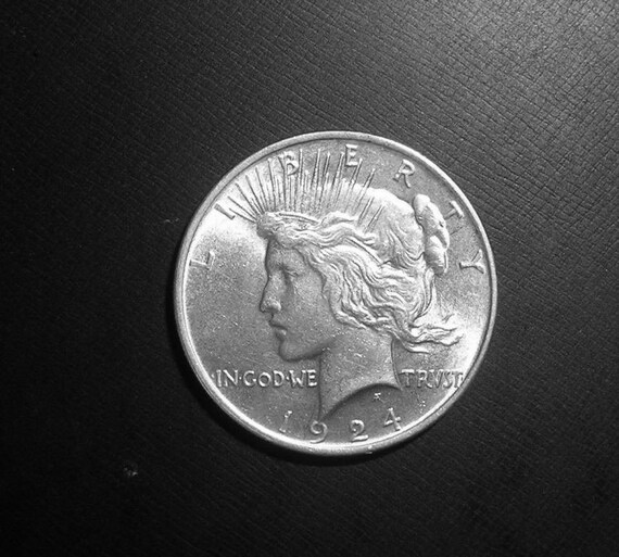 1957 Silver Certificate /& PEACE SILVER DOLLAR 90/% SILVER!