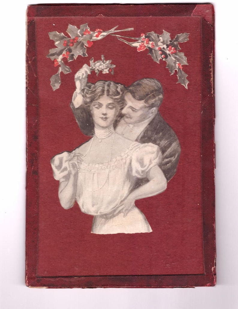 A Very Fashionable Lovebirds Couple Primitive Picture