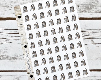 Takeout Bag Doodle Stickers- Planner Stickers to help keep you organized and your planner pretty.