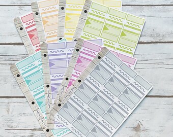 Rainbow Functional Event Sticker Bundle- Stickers to help organize and accessorize your planner