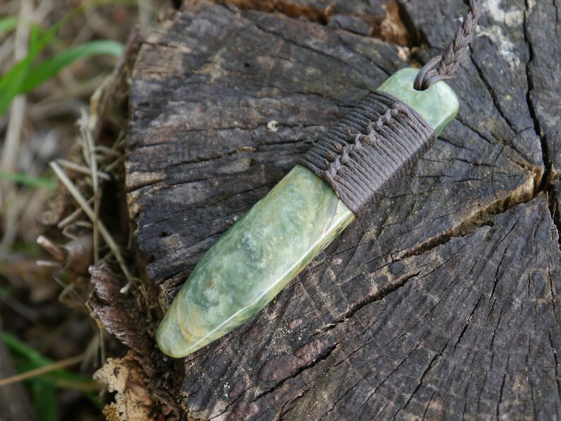 Pounamu greenstone roimata tear drop nephrite jade pendant Etsy