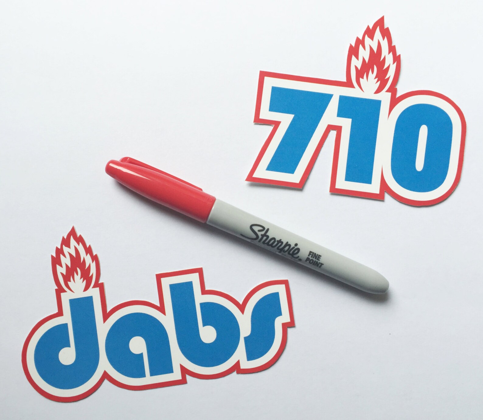 Dabs & 710 Stickers | Etsy