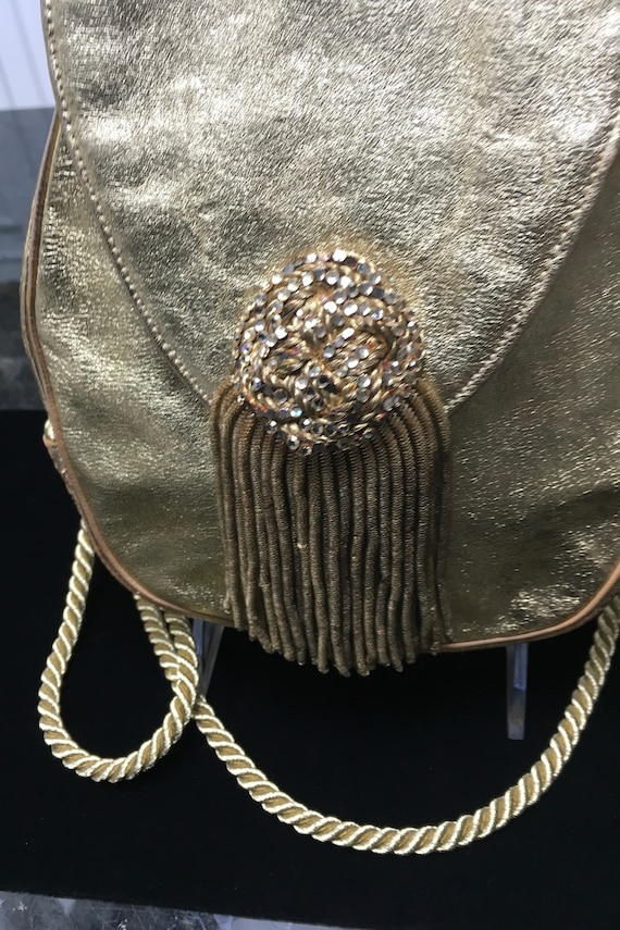 Vintage Rosenfeld Evening Purse with Ornate Tassel - image 2