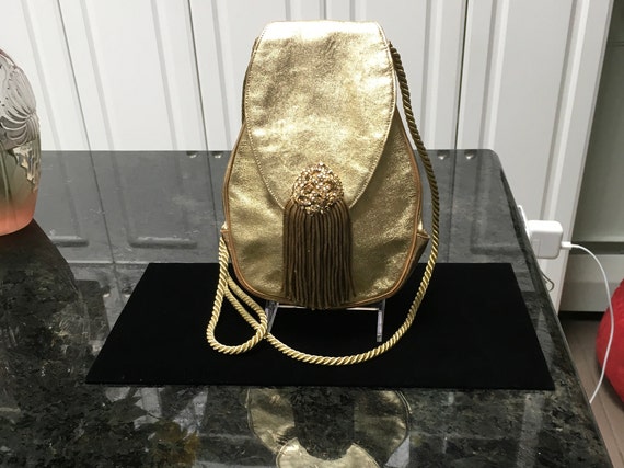 Vintage Rosenfeld Evening Purse with Ornate Tassel - image 9