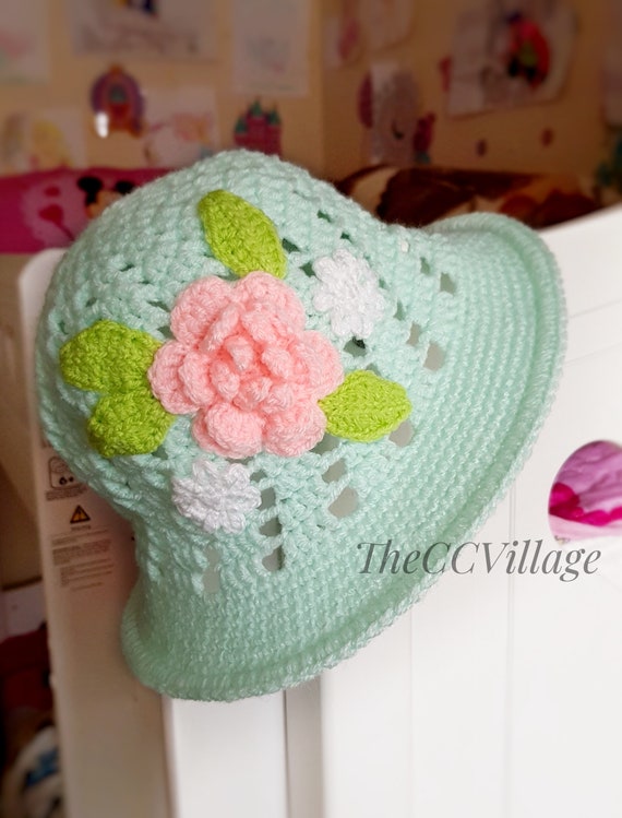 crochet panama hat for girls