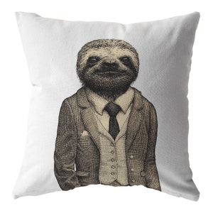 Sloth Pillow Throw Pillows Sloth Gift Home Decor Sloth Throw Pillow Animal Pillow Home Decor Kids Pillow Decorative Pillows Kids Room Decor