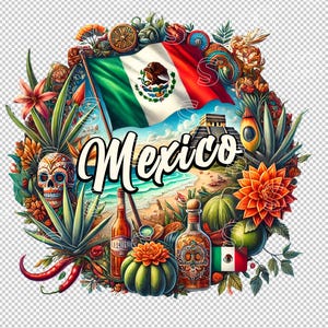 Mexico Travel Art Print - Mexican Culture Digital Download | Traditional Mexican Decor