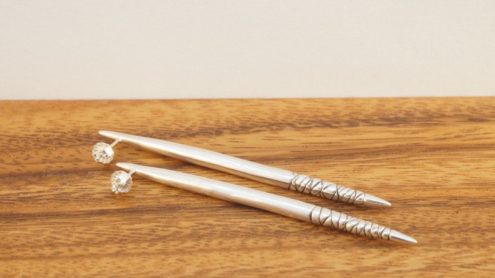 Quill Earrings in sterling silver Etsy