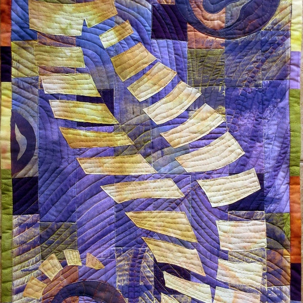 Art quilt - Sea Horse
