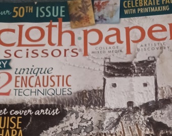 Preowned Discontinued Clith paper Scissors Magazine Oct/Nov 2013