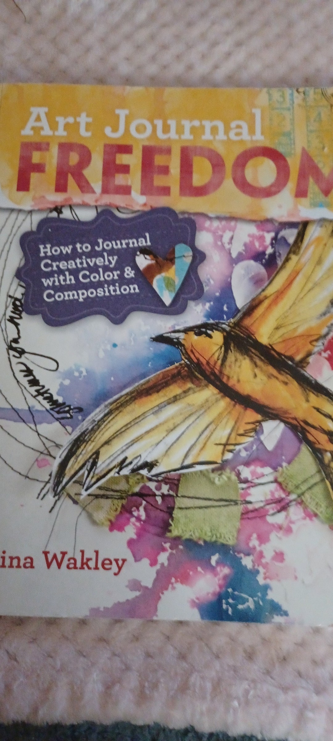 Preowned Art Journal Freedom by Dina Wakley Etsy