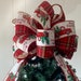 Special Delivery Tree Topper Bow/ The Holidays in Plaid Collection/ Jami Lynn Home