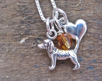 Beagle Jewelry Beagle Angel Pendant Jewelry Sterling Silver Handmade Dog Pendant DAN3-SP