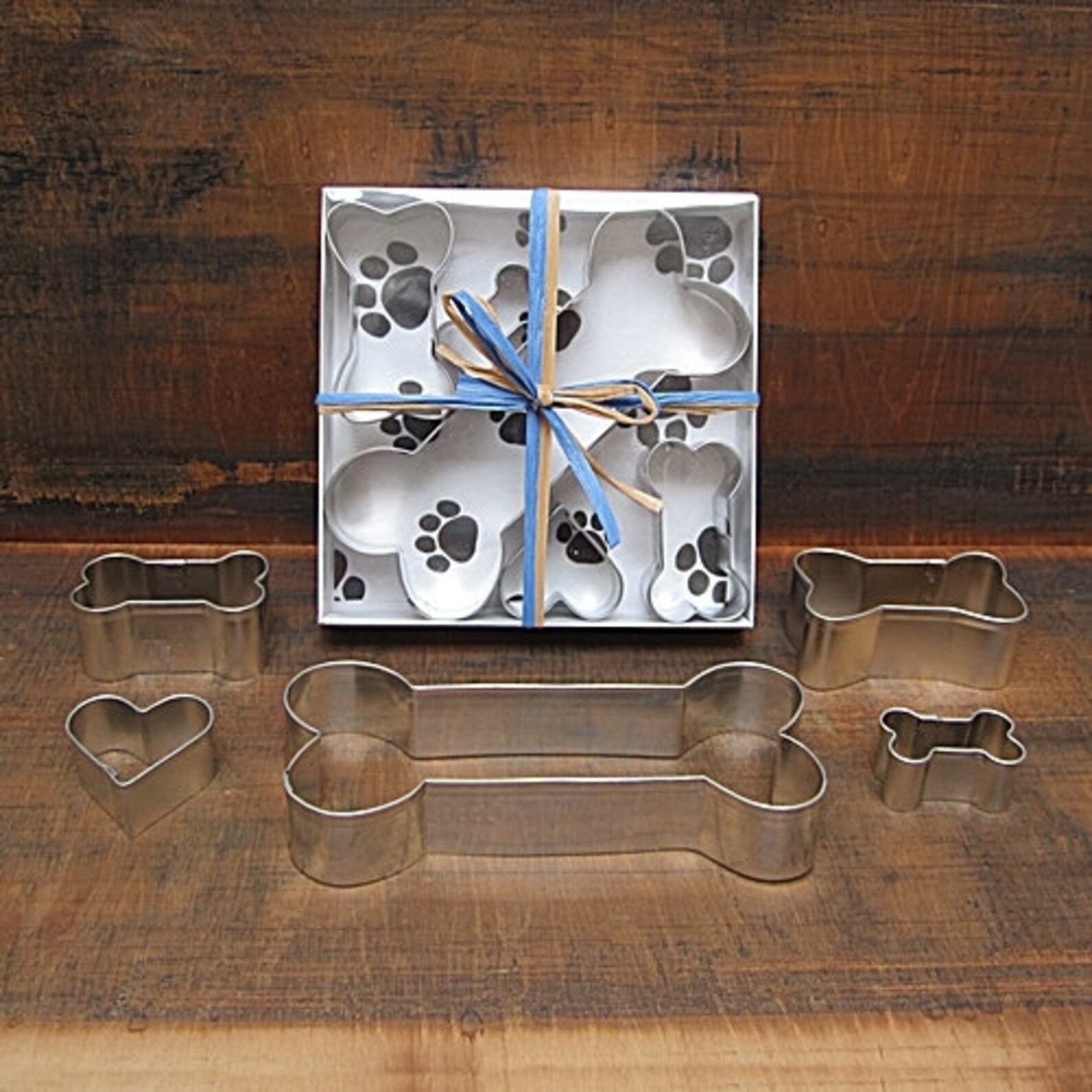Five Piece Doggie Treat Cookie Cutter Set Dog Cookie Etsy