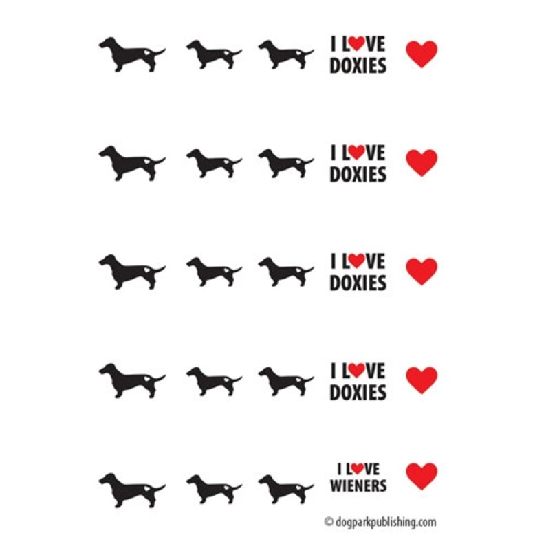 Dachshund Love Nail Art Dachshund Nail Art Dachshund Nail Etsy