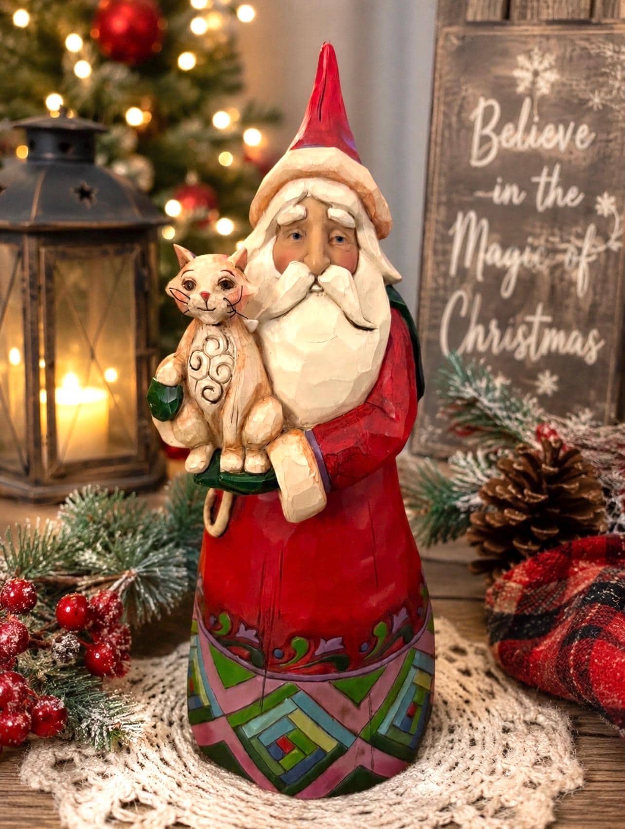 Jim Shore Santa - Etsy