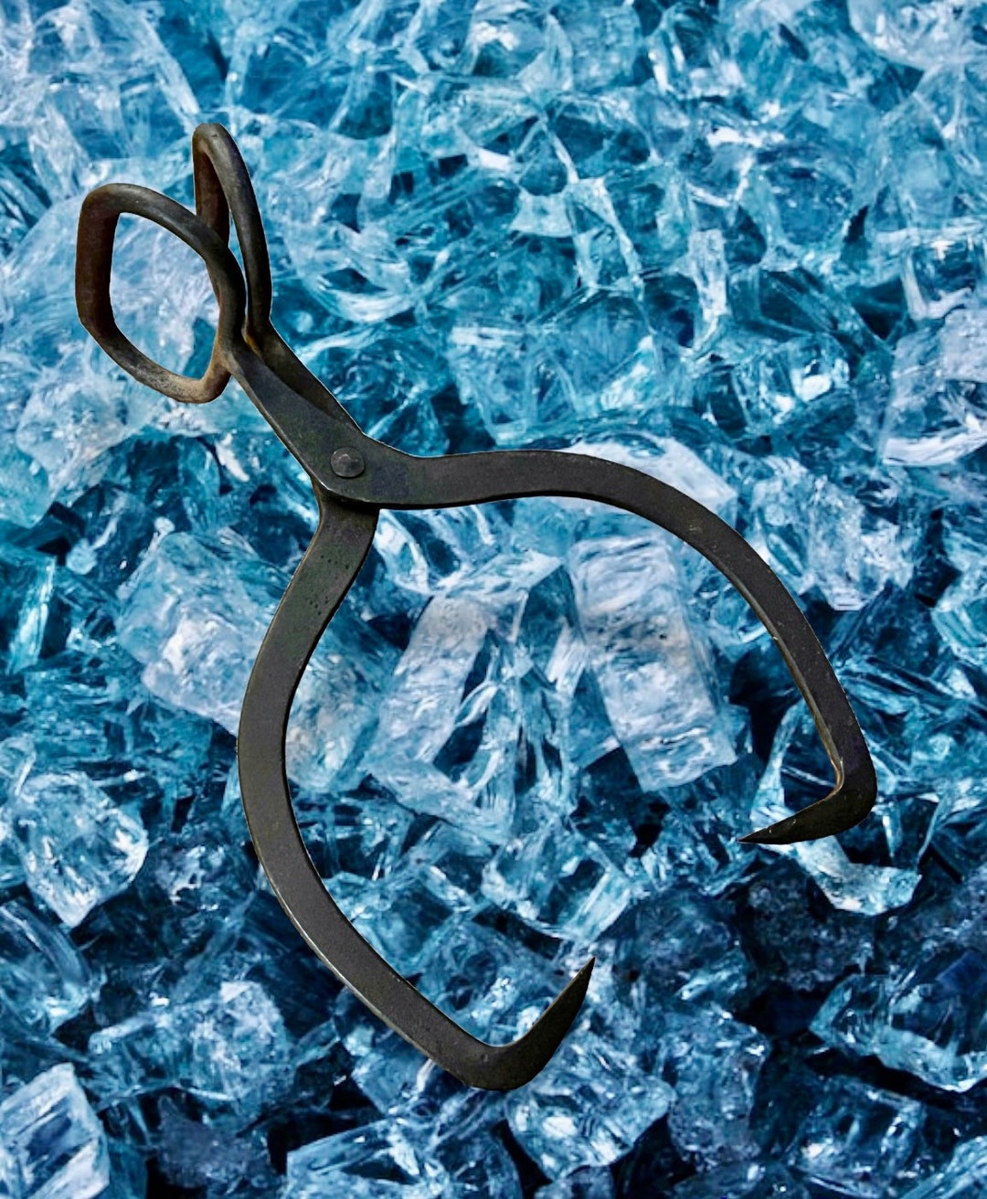 Vintage Metal Ice Tongs / Antique Metal Ice Block Tongs / Etsy