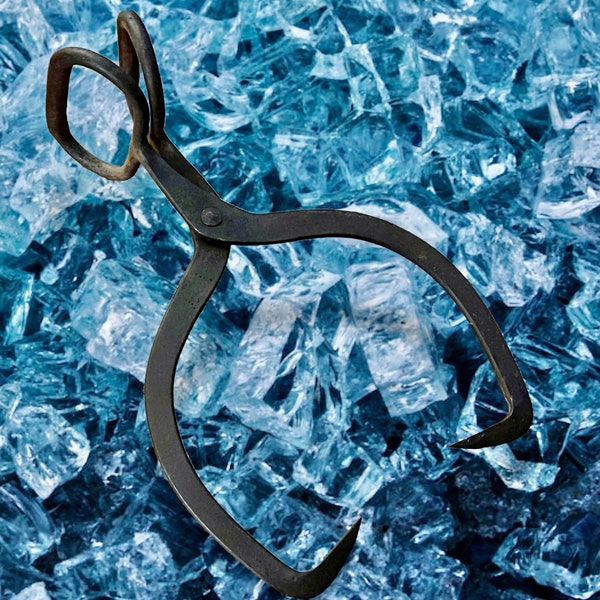Antique Ice Tongs Etsy