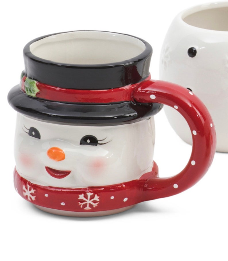 Mr. Christmas Stacking Snowman Mugs - Thumbnail 2