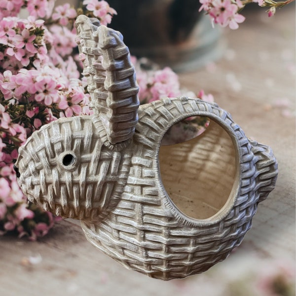 Wicker Woven Bunny - Etsy