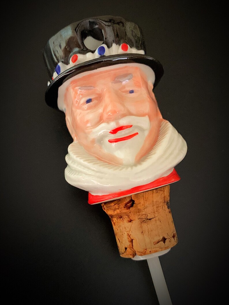 Set of 2 Vintage Figural Liquor Bottle Pour Spouts / Vintage Etsy