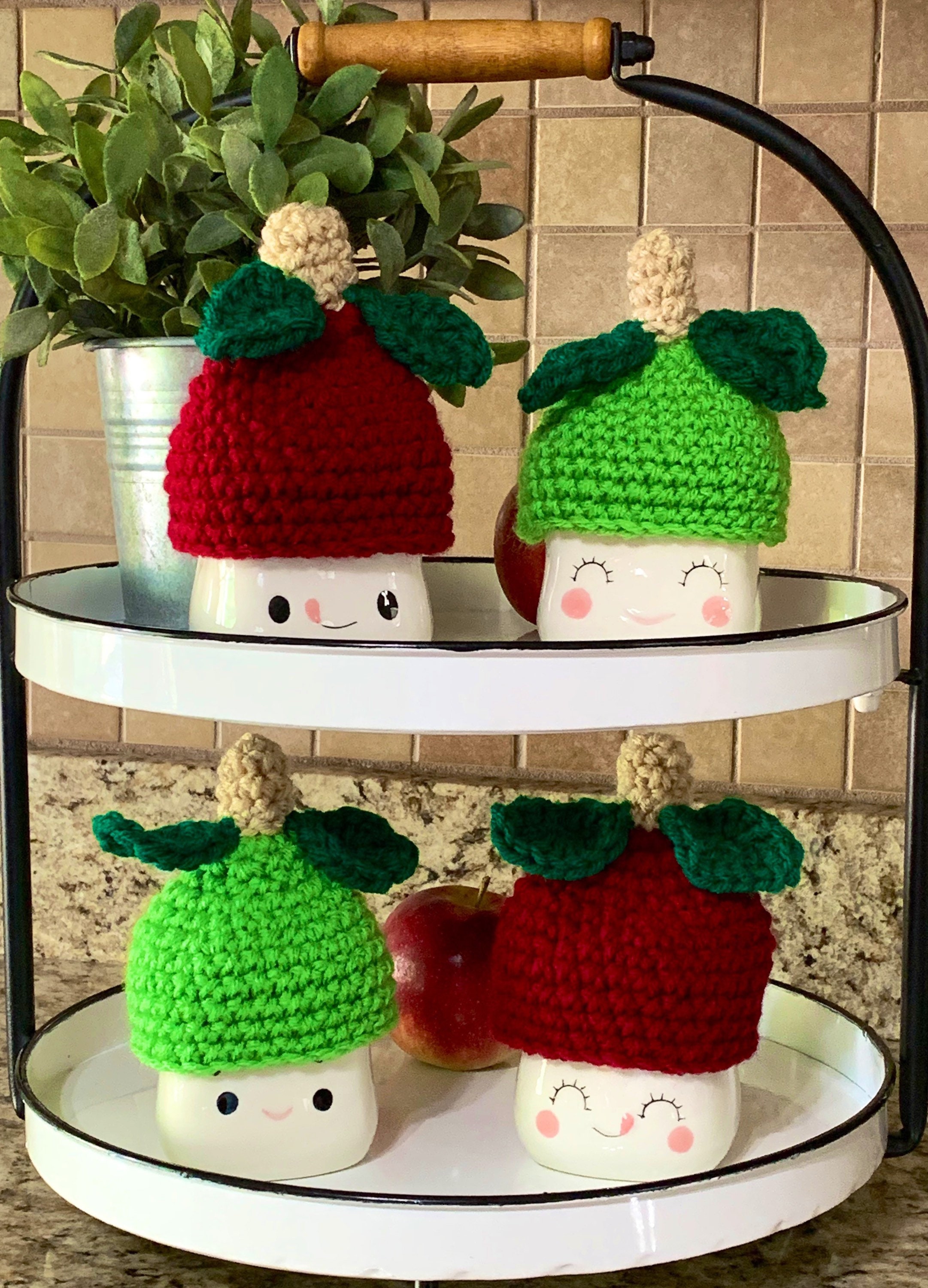 Handmade Hand Crochet Marshmallow Mug 