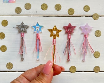 Varita de purpurina superpequeña para el Hada de los Dientes. Ideal para niña o niño. Idea de regalo.