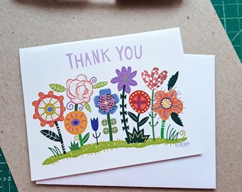 THANK YOU: Fresh Flowers Thank you card
