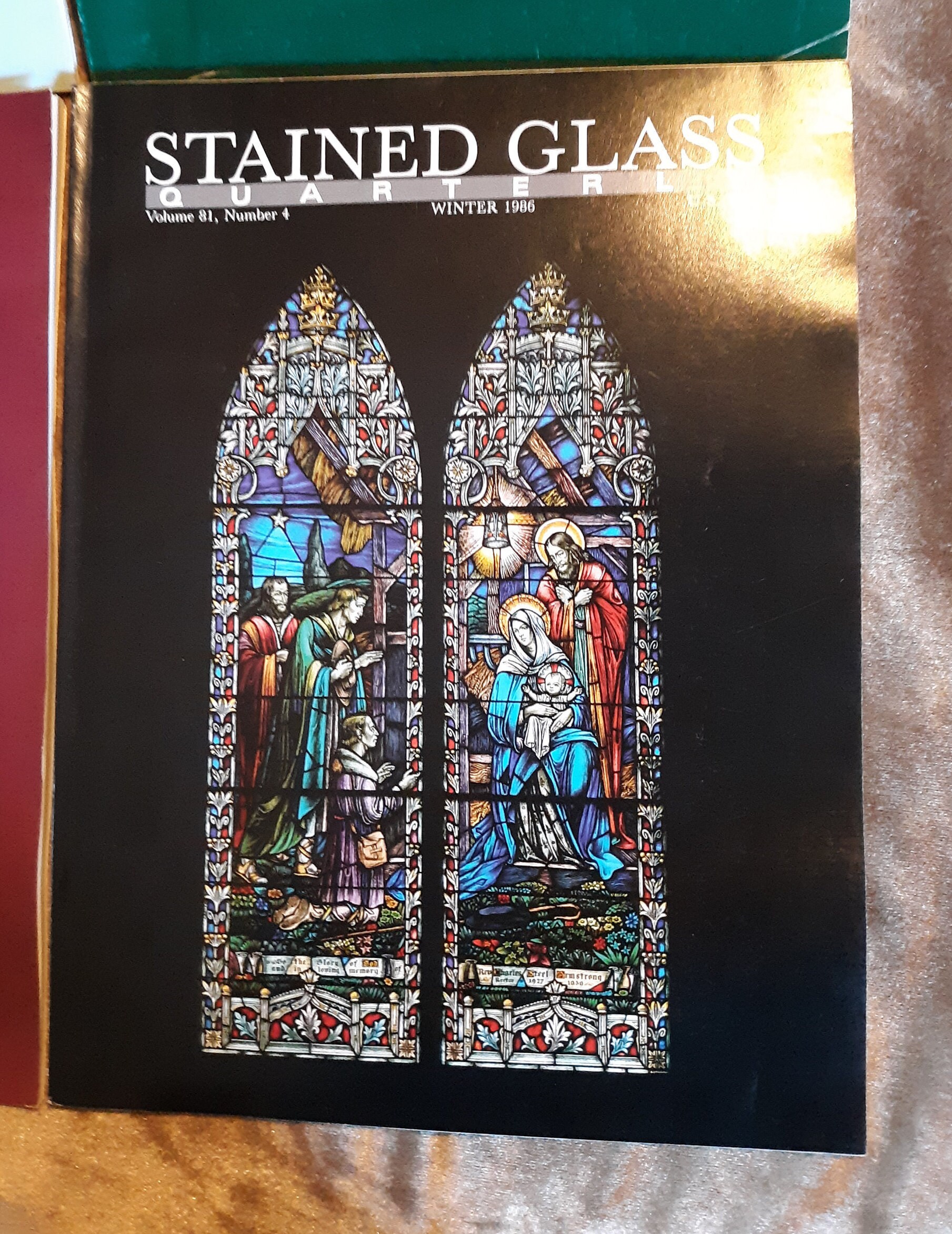 Stained Glass Quarterly MagazineFull Year 1986 Etsy