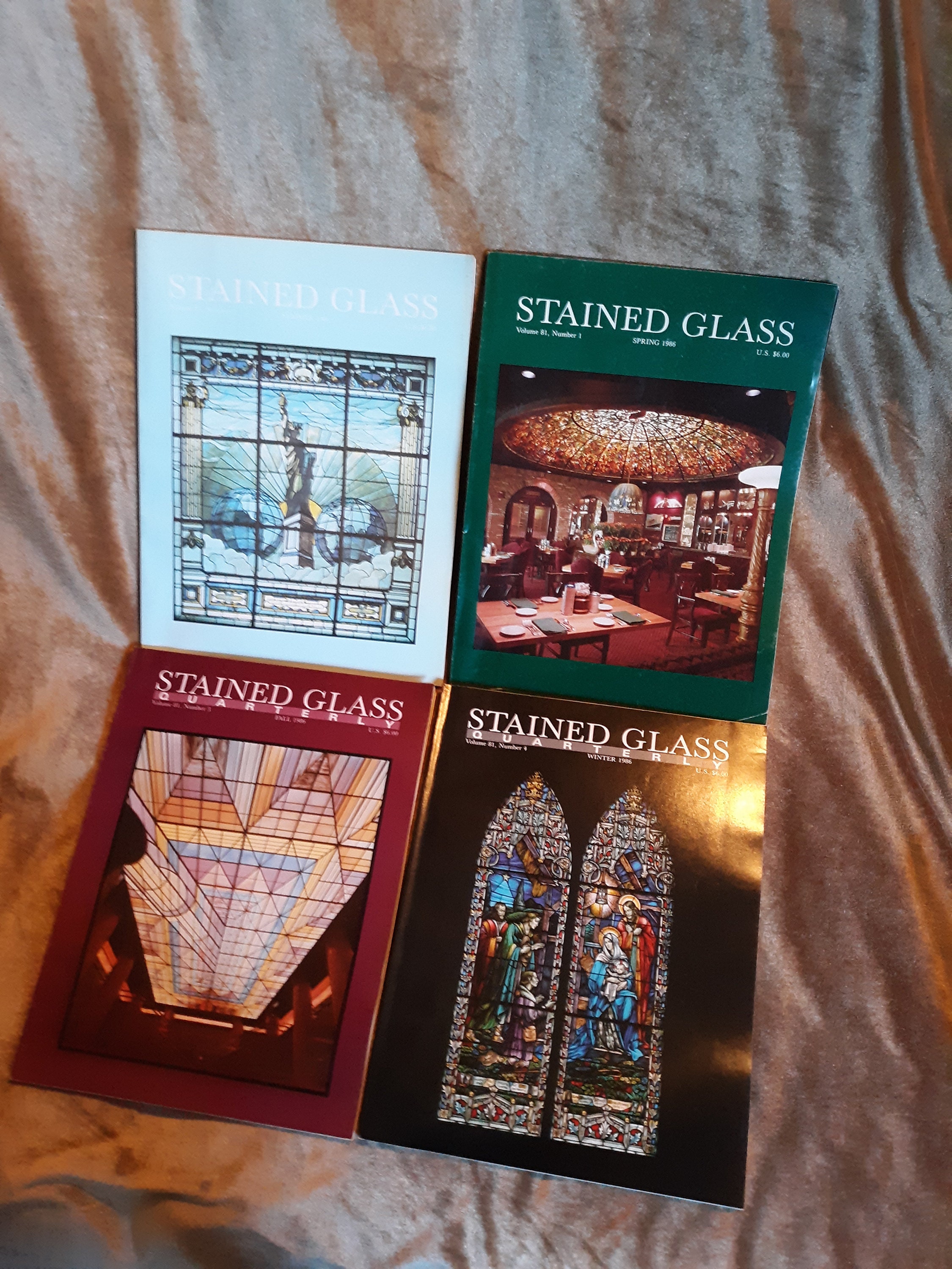 Stained Glass Quarterly Magazinefull Year 1986 Etsy UK
