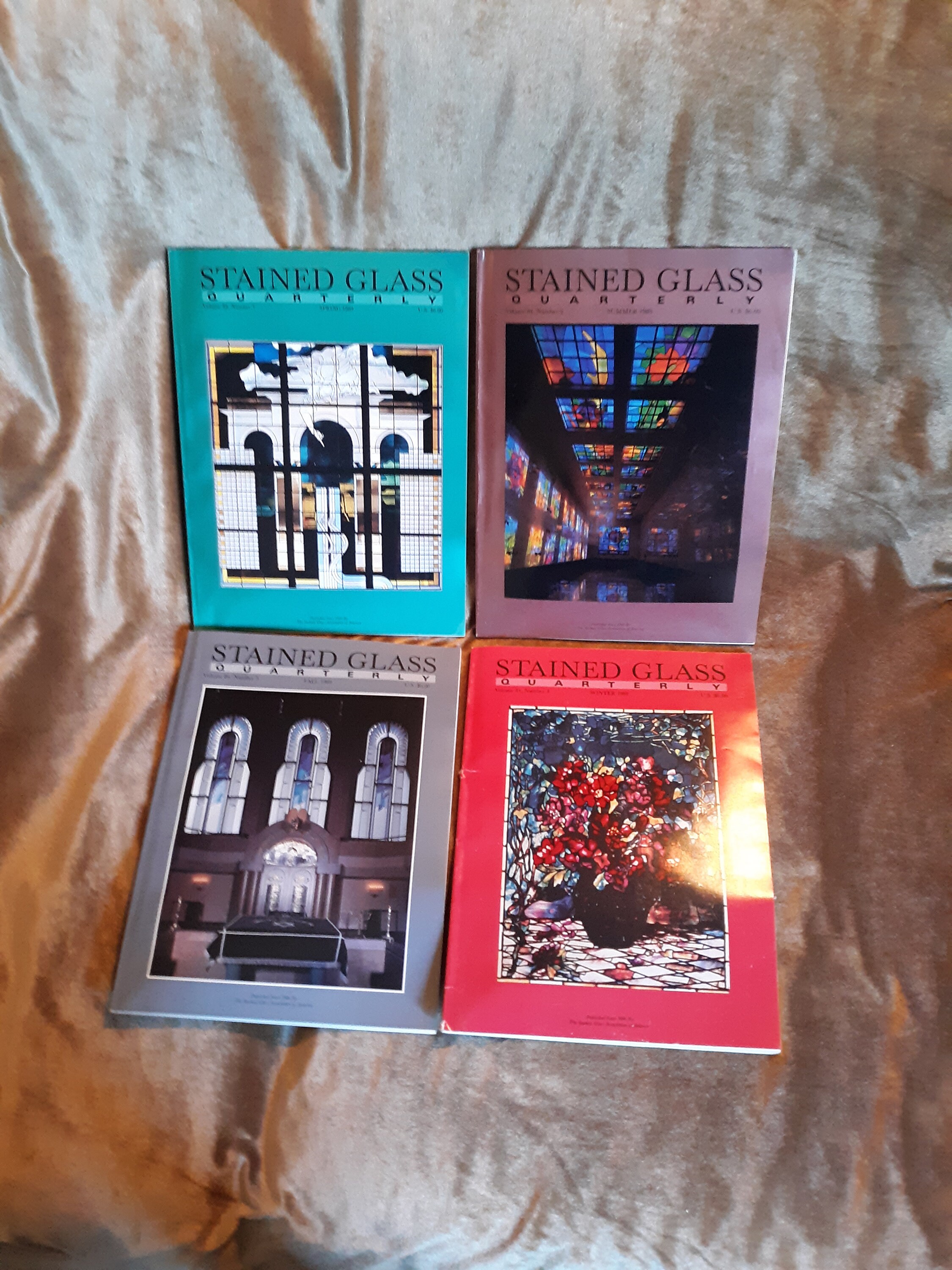 Stained Glass Quarterly MagazineFull Year 1989 Etsy