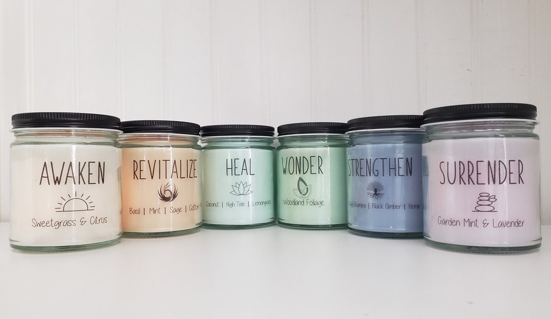 ZEN SCENTS Set of 6 Scents for the Soul 12 Oz Candles Etsy