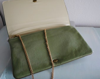 olive green clutch