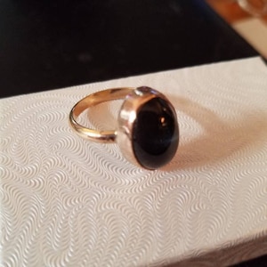 14/20kt Gold Oval Mood Ring