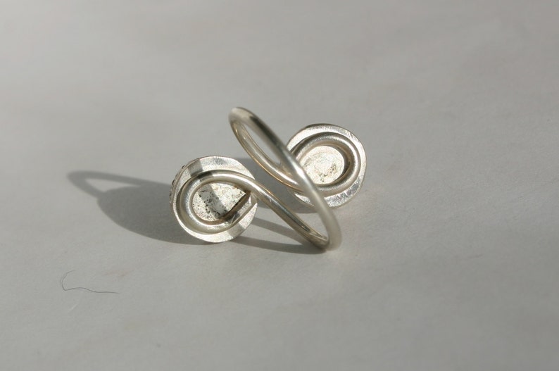 Mood Ring Handmade Double Mood Stone Ring Glass Mood Ring