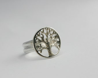 Handcrafted Sterling Silver Tree of Life Ring