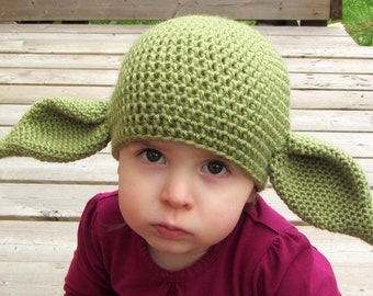 Alien Inspired Crochet Hat - Baby-Child-Adult - Halloween Costume, Photo Prop, Sci-Fi, Winter Beanie, Cosplay, Baby Gift