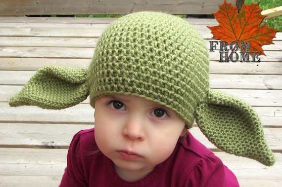 Alien Inspired Crochet Hat Baby Toddler 