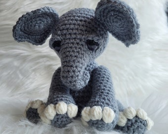 Crochet Elephant Amigurumi - Tilly the Elephant - Stuffed Elephant - Baby Shower Gift - Gift for Elephant Lover - Elephant Doll - Gift Ideas