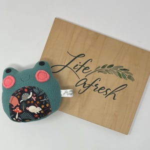 Autumn Frog Plushie